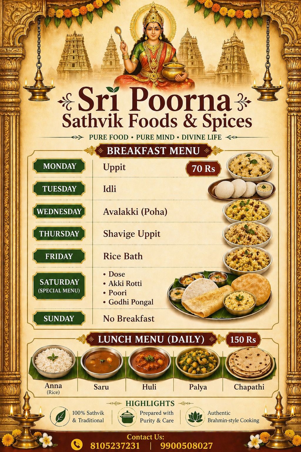 Weekly Menu