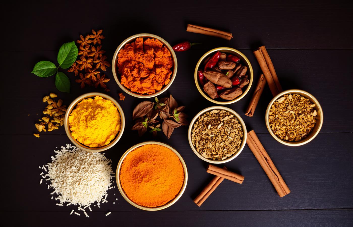 Homemade Indian spices