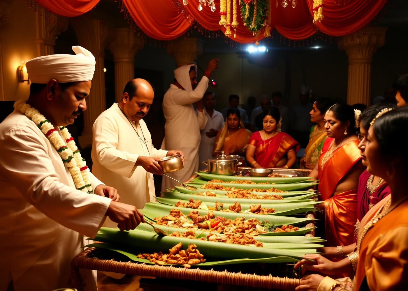 Traditional Brahmin wedding catering